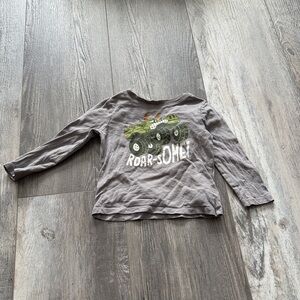 Old Navy Gray Roar-some Monster Truck Tee